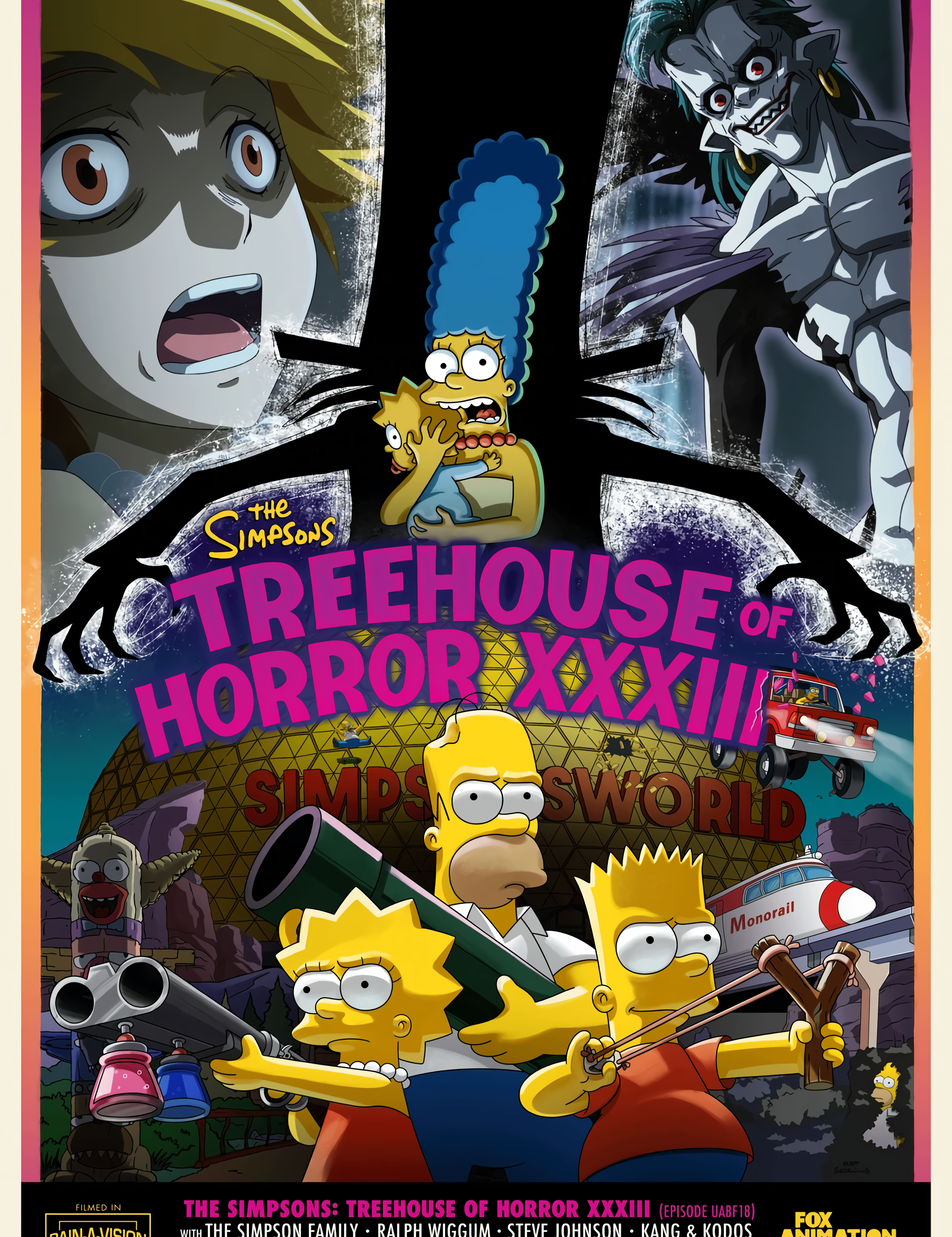 Simpsons Goes Full Anime Mode For A Death Note Tribute