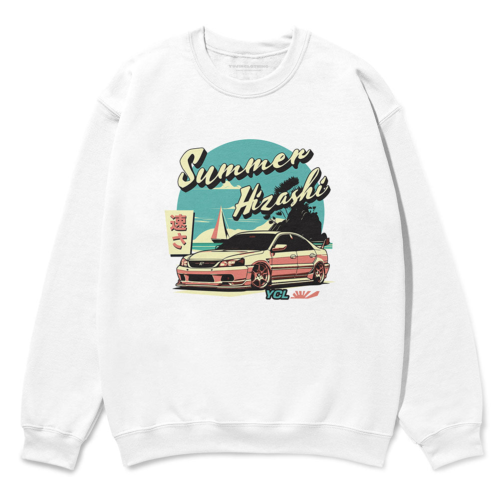 Summer Hizashi Car Sweatshirt | Yūjin Japanese Anime Streetwear Clothing