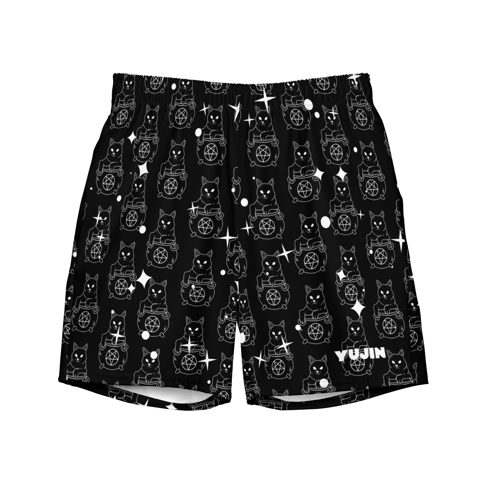 Magical Cat Swim Trunks | Yūjin Japanese Anime Streetwear Clothing