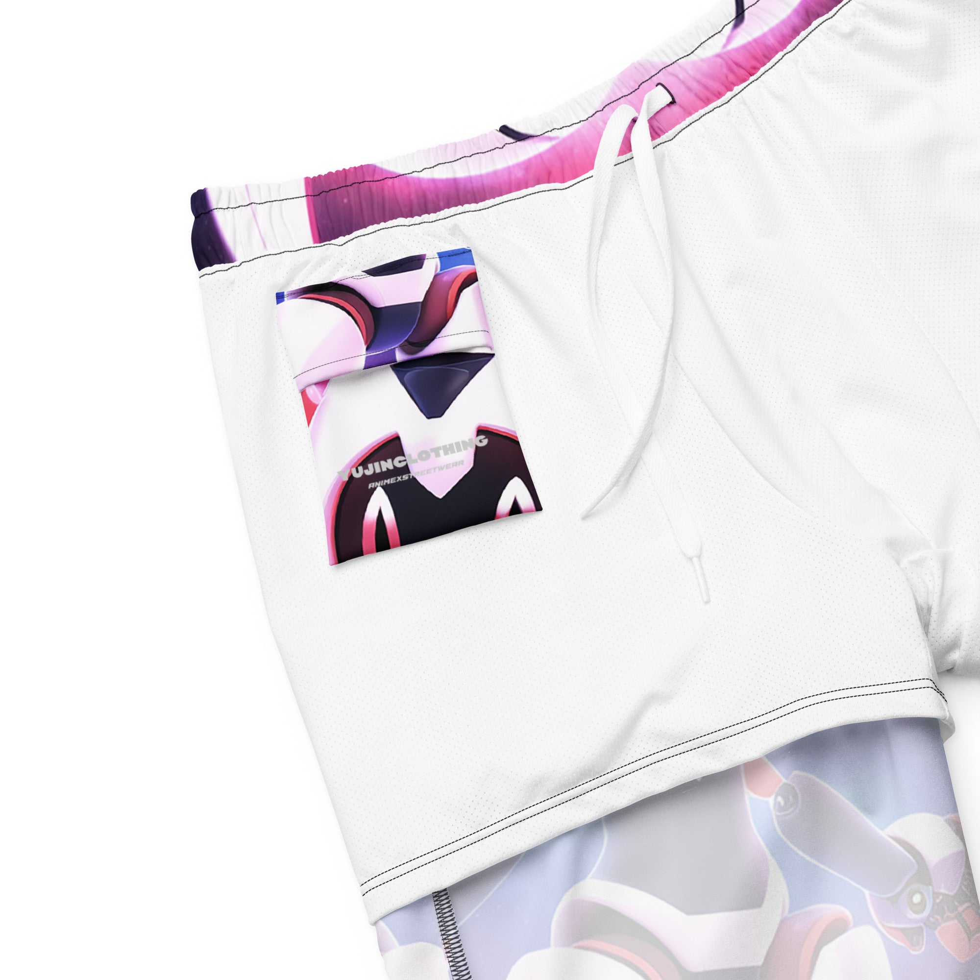 Cyber Friend Swim Trunks | Yūjin Japanese Anime Streetwear Clothing