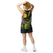 Devil Cat Recycled Basketball Jersey | Yūjin Japanese Anime Streetwear Clothing