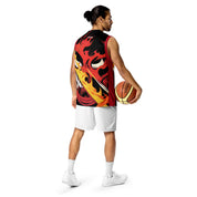 Demon Time Recycled Basketball Jersey | Yūjin Japanese Anime Streetwear Clothing