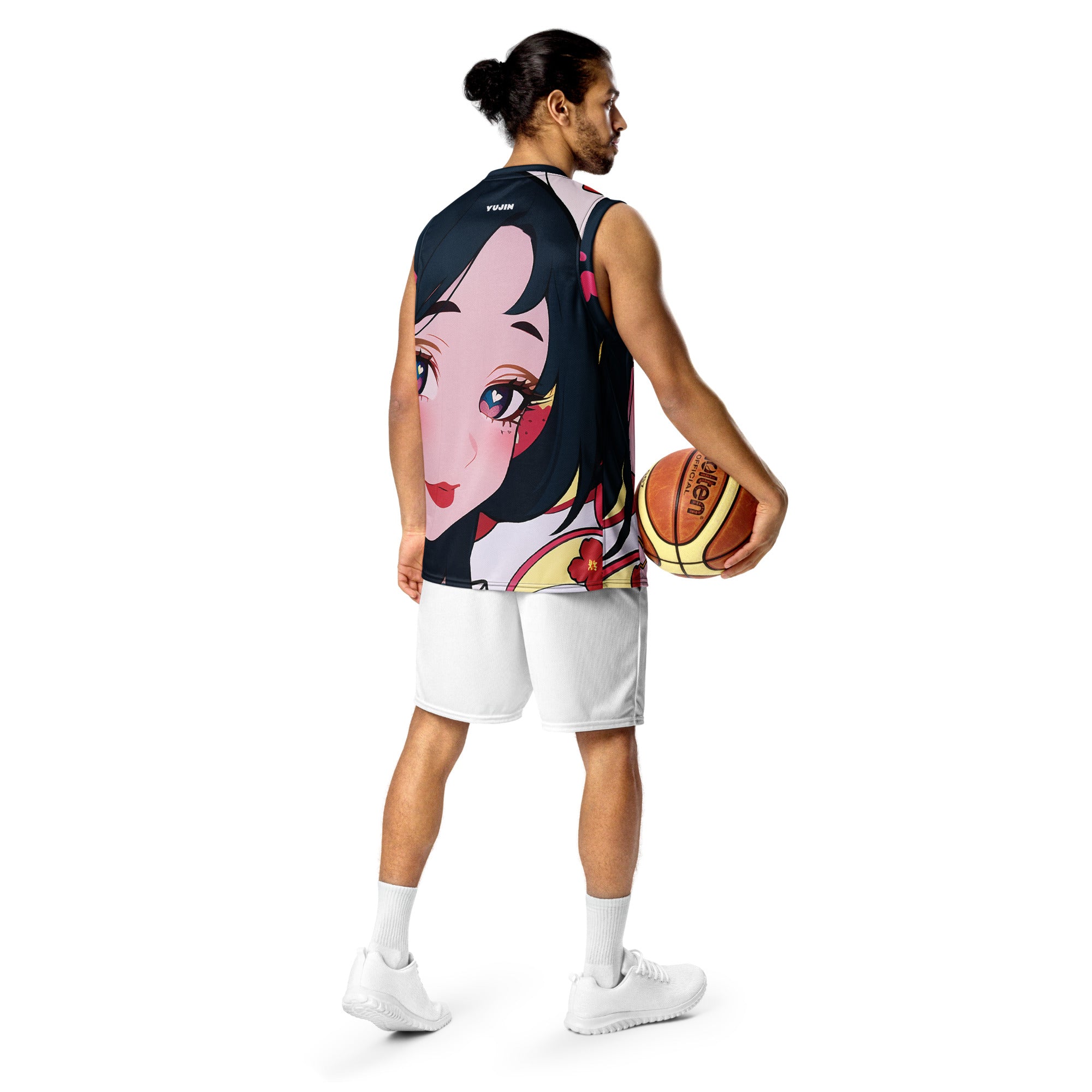 Deeply In Love Recycled Basketball Jersey | Yūjin Japanese Anime Streetwear Clothing