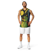 Devil Cat Recycled Basketball Jersey | Yūjin Japanese Anime Streetwear Clothing