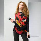 Demon Time Recycled Basketball Jersey | Yūjin Japanese Anime Streetwear Clothing