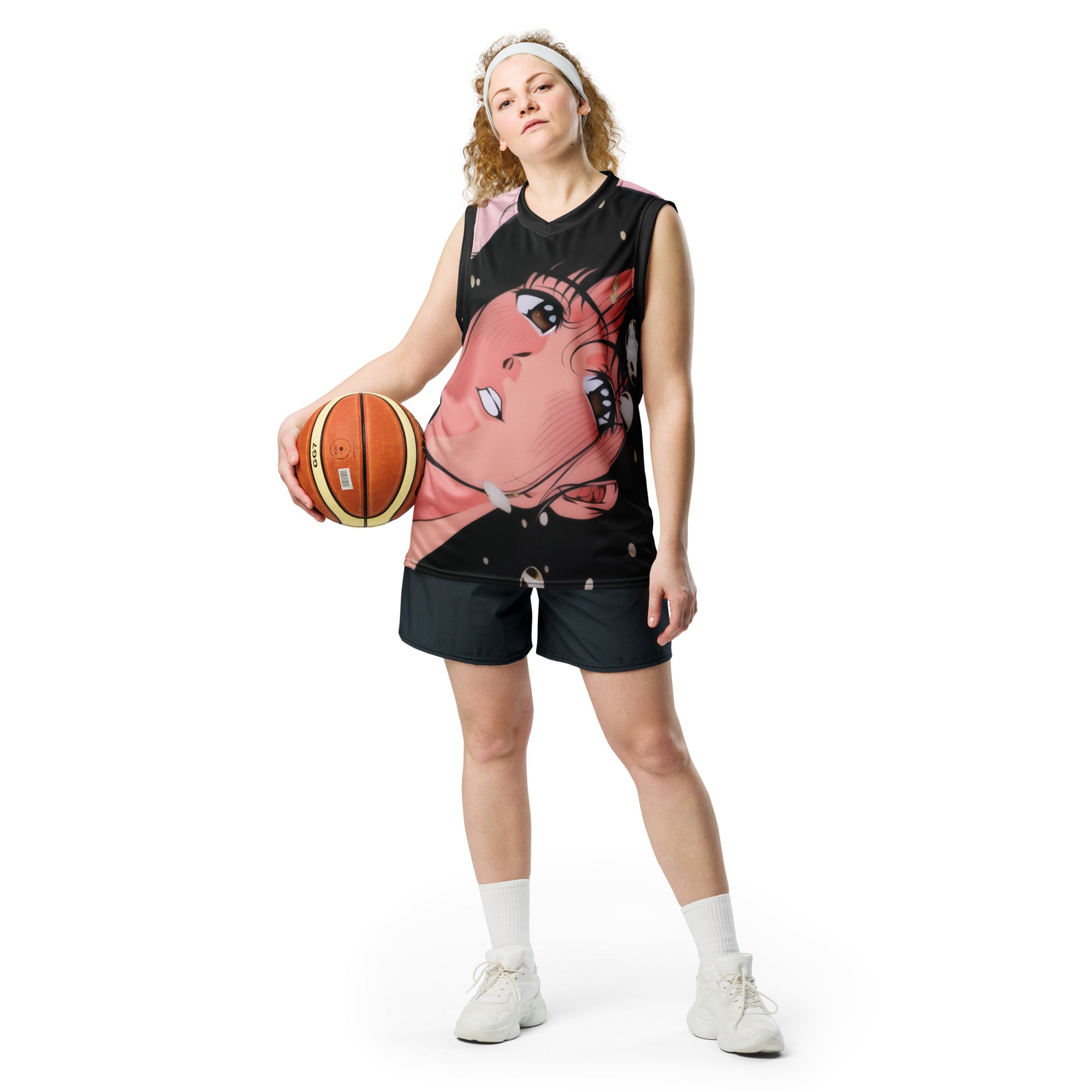 Crying For You Recycled Basketball Jersey | Yūjin Japanese Anime Streetwear Clothing