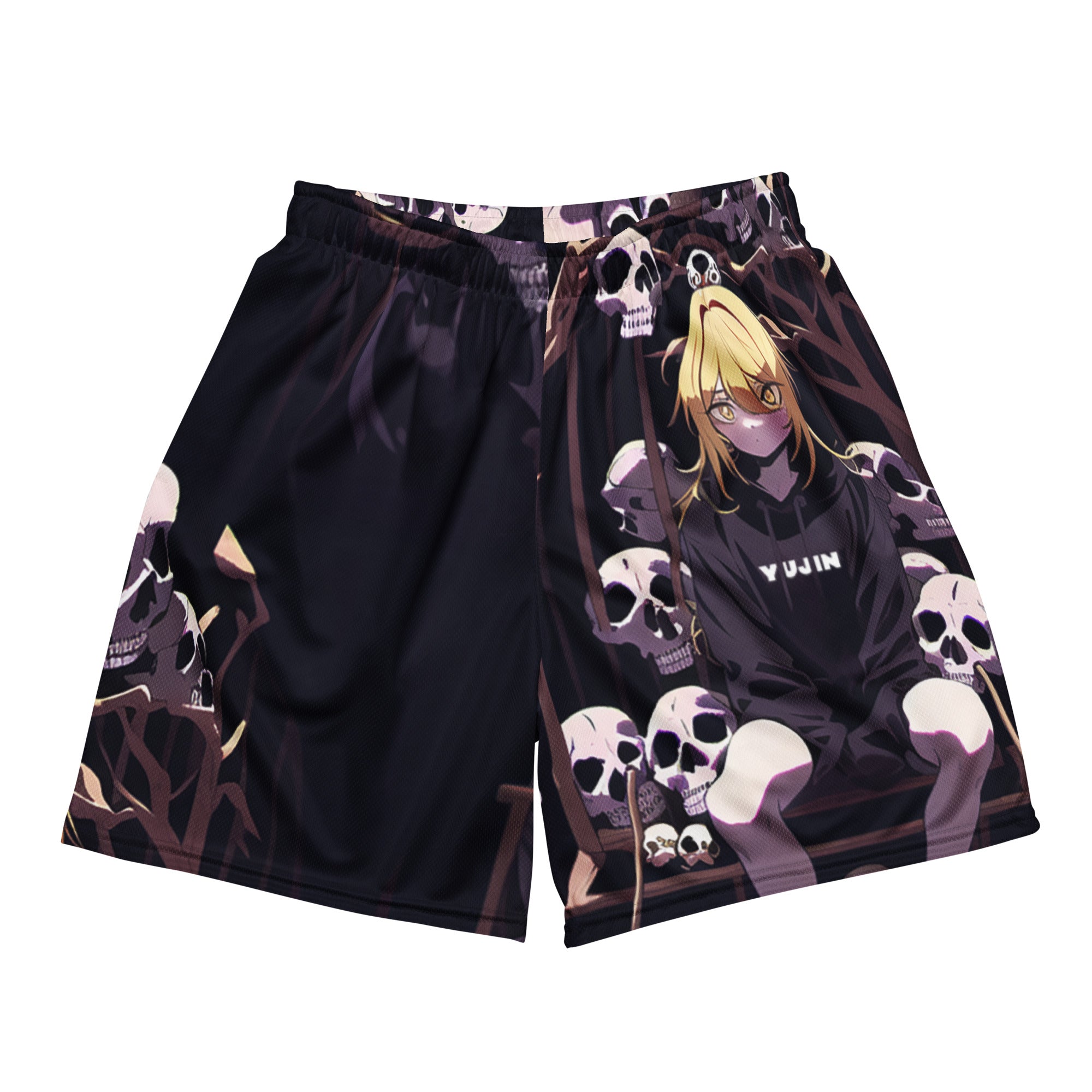 Inner Thoughts Mesh Shorts | Yūjin Japanese Anime Streetwear Clothing