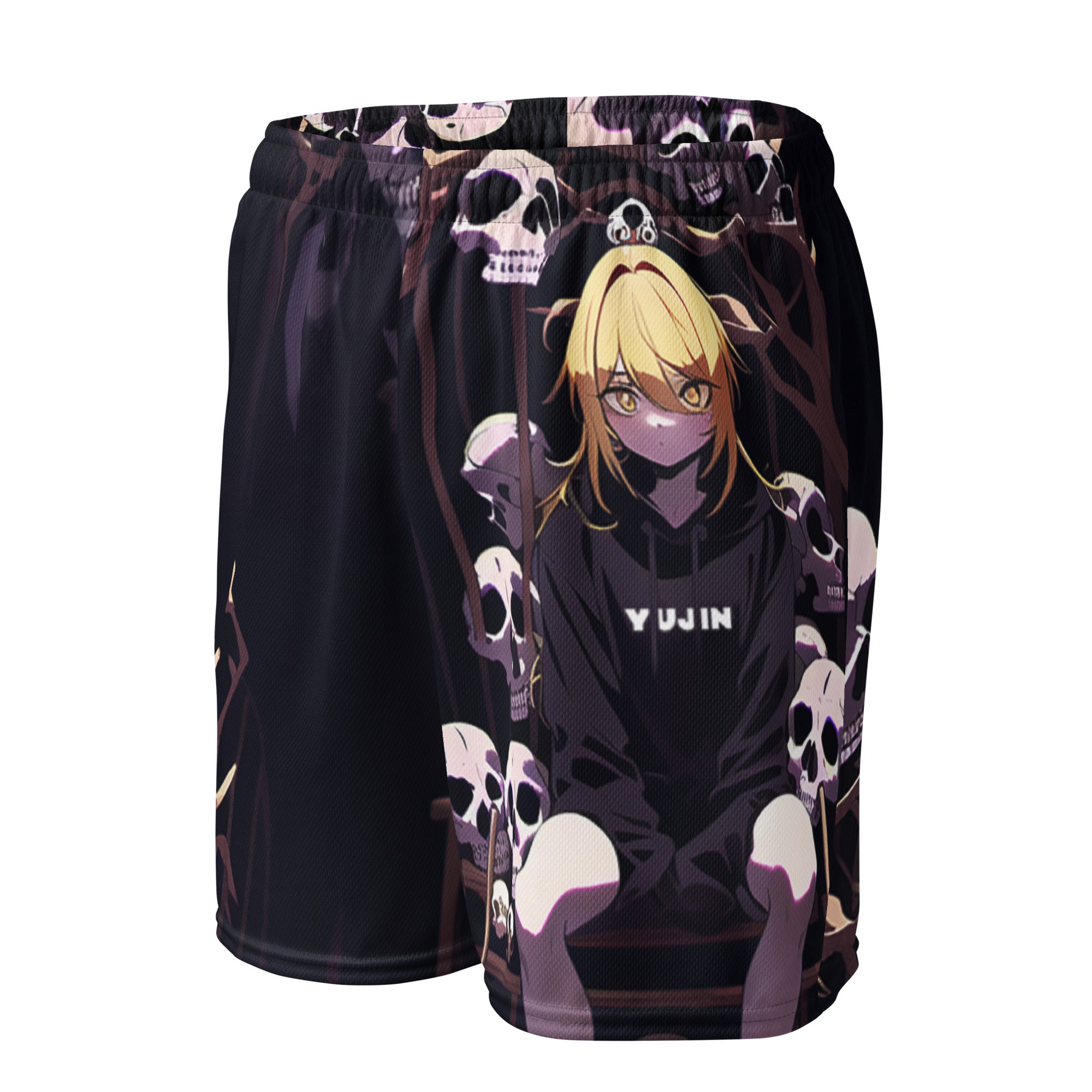 Inner Thoughts Mesh Shorts | Yūjin Japanese Anime Streetwear Clothing