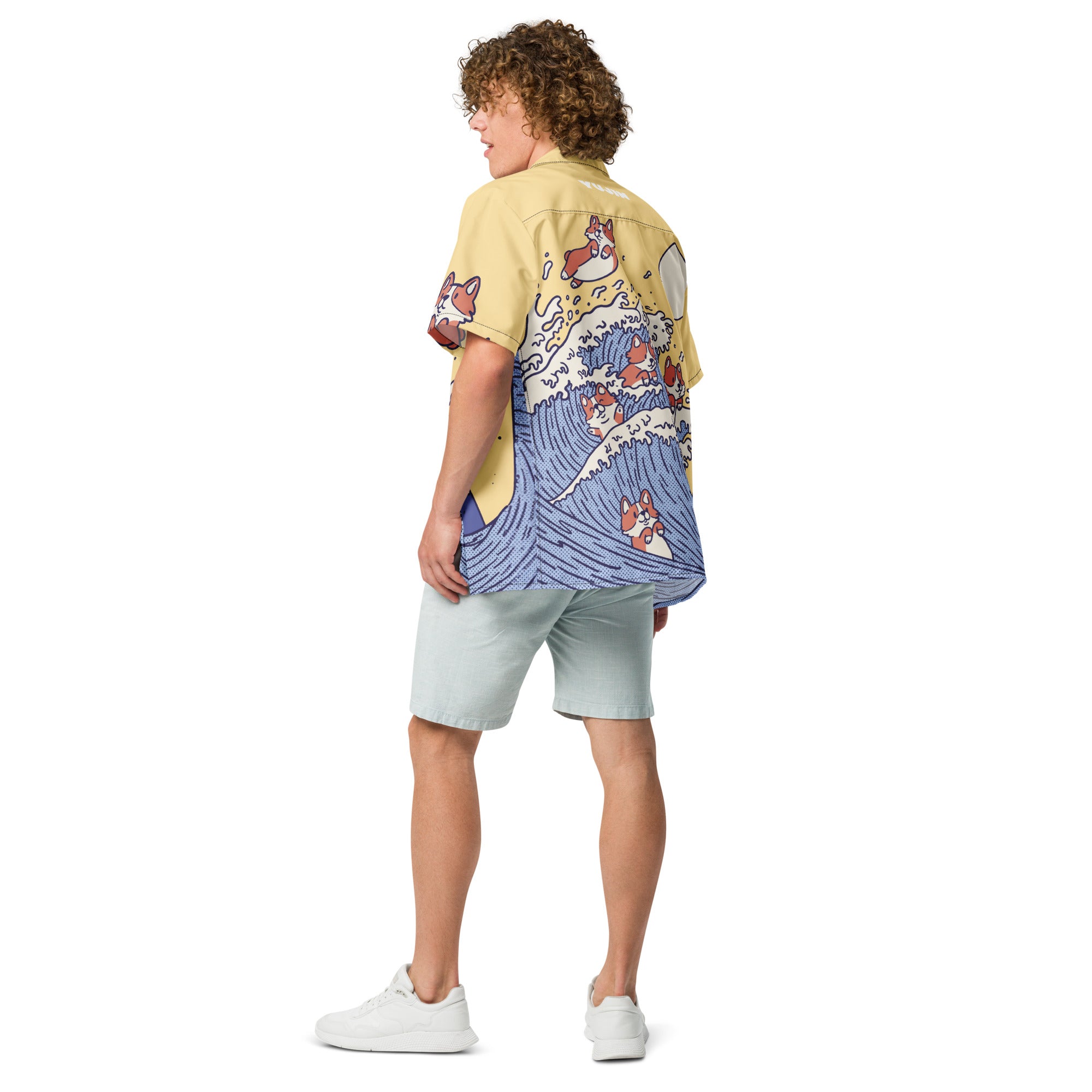 Swimming Corgi Shirt | Yūjin Japanese Anime Streetwear Clothing
