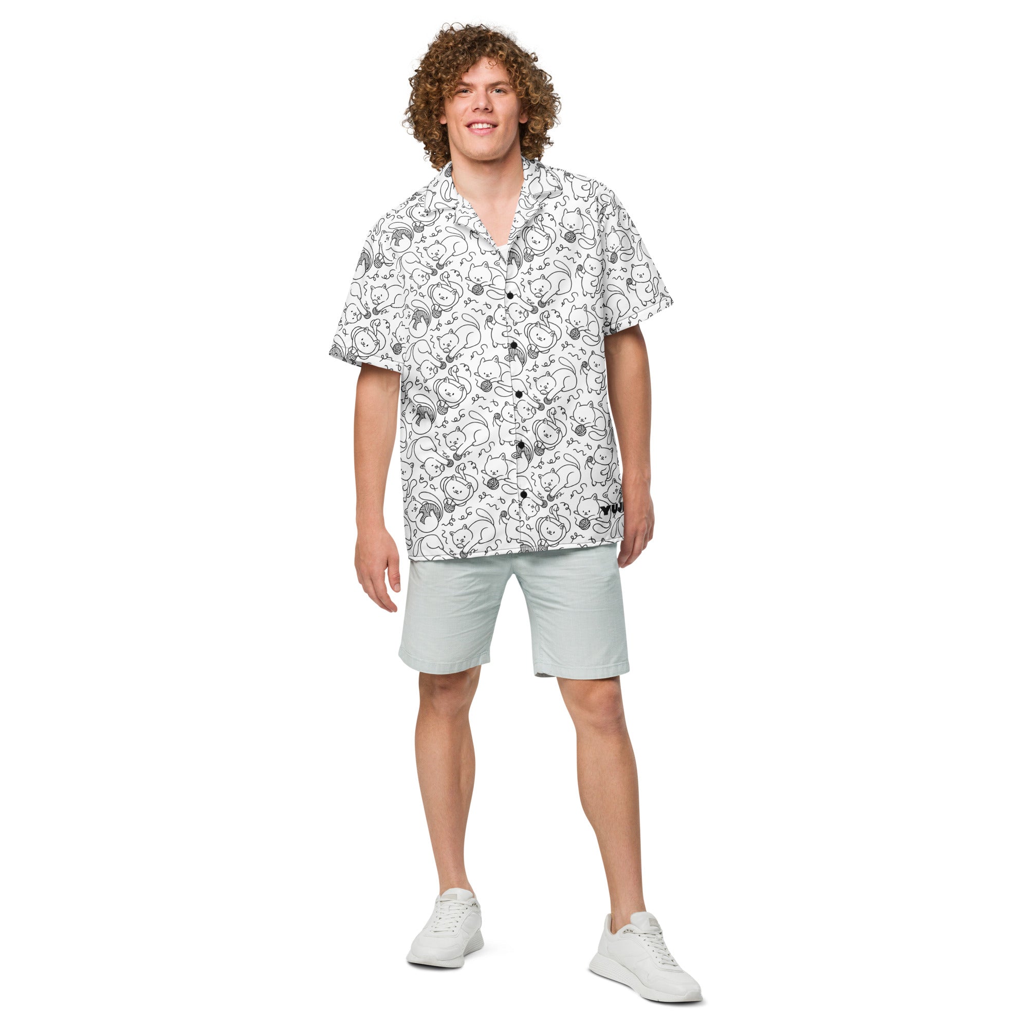 Playful Cat Shirt | Yūjin Japanese Anime Streetwear Clothing