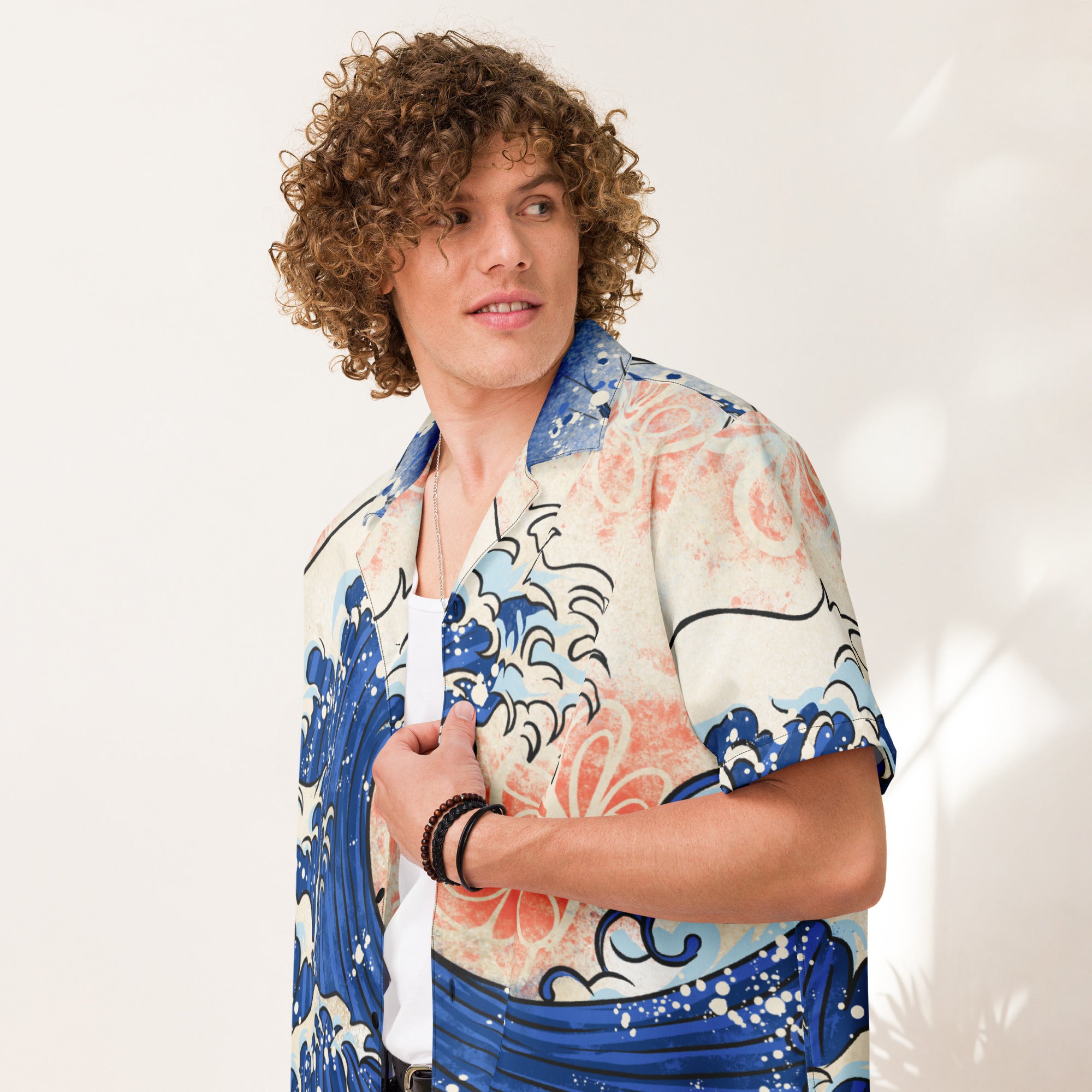 Japanese Wave Shirt | Yūjin Japanese Anime Streetwear Clothing