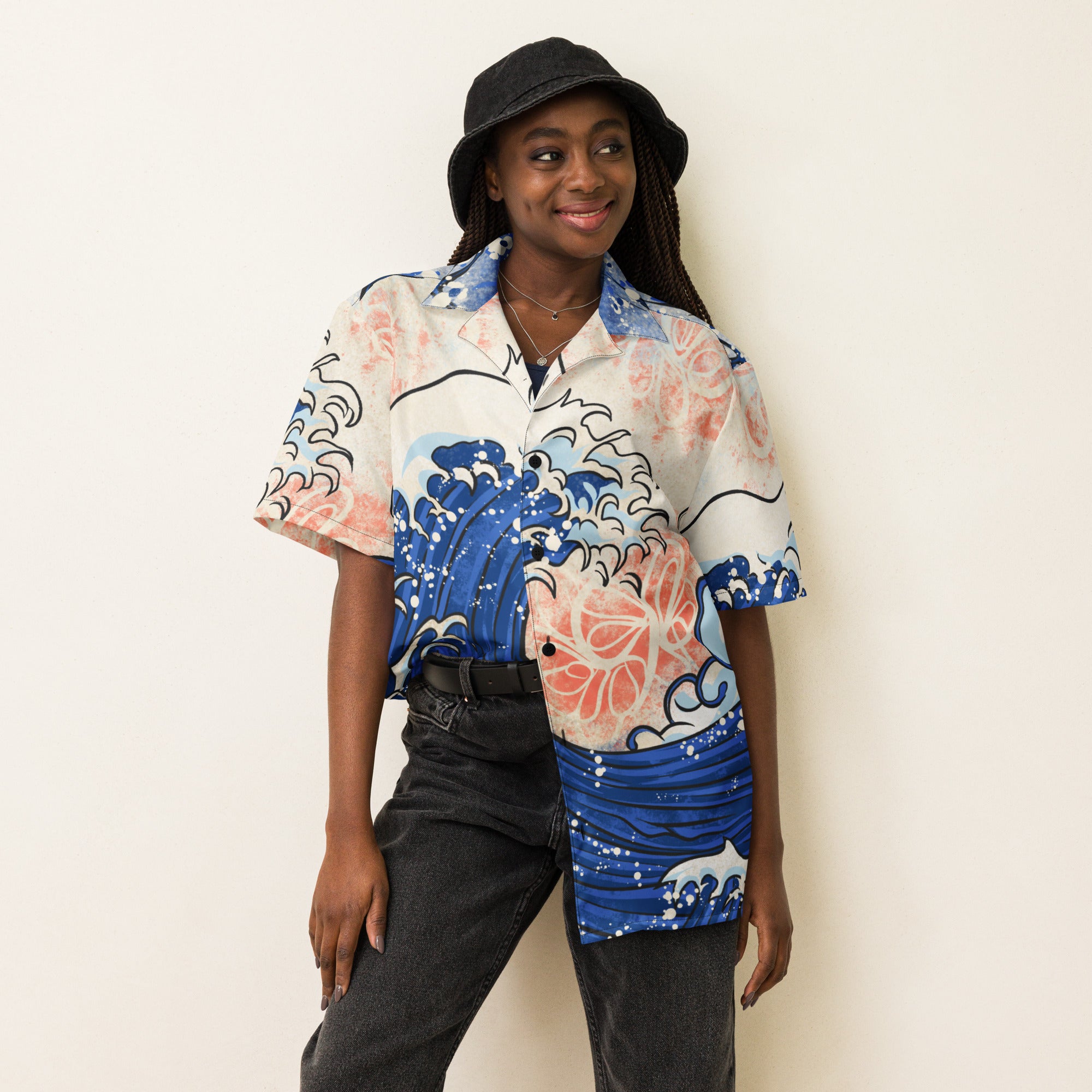 Japanese Wave Shirt | Yūjin Japanese Anime Streetwear Clothing