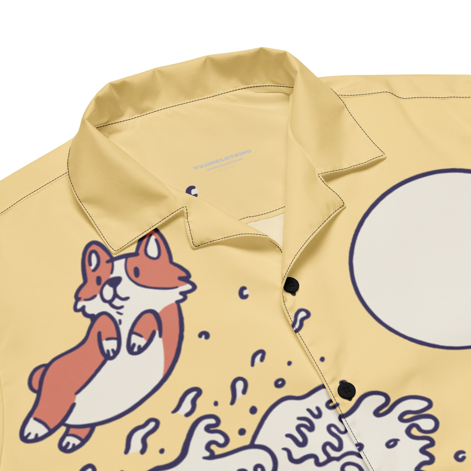 Swimming Corgi Shirt | Yūjin Japanese Anime Streetwear Clothing