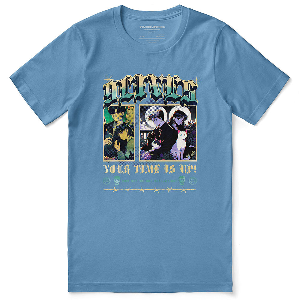 9Lives Cat T-Shirt | Yūjin Japanese Anime Streetwear Clothing