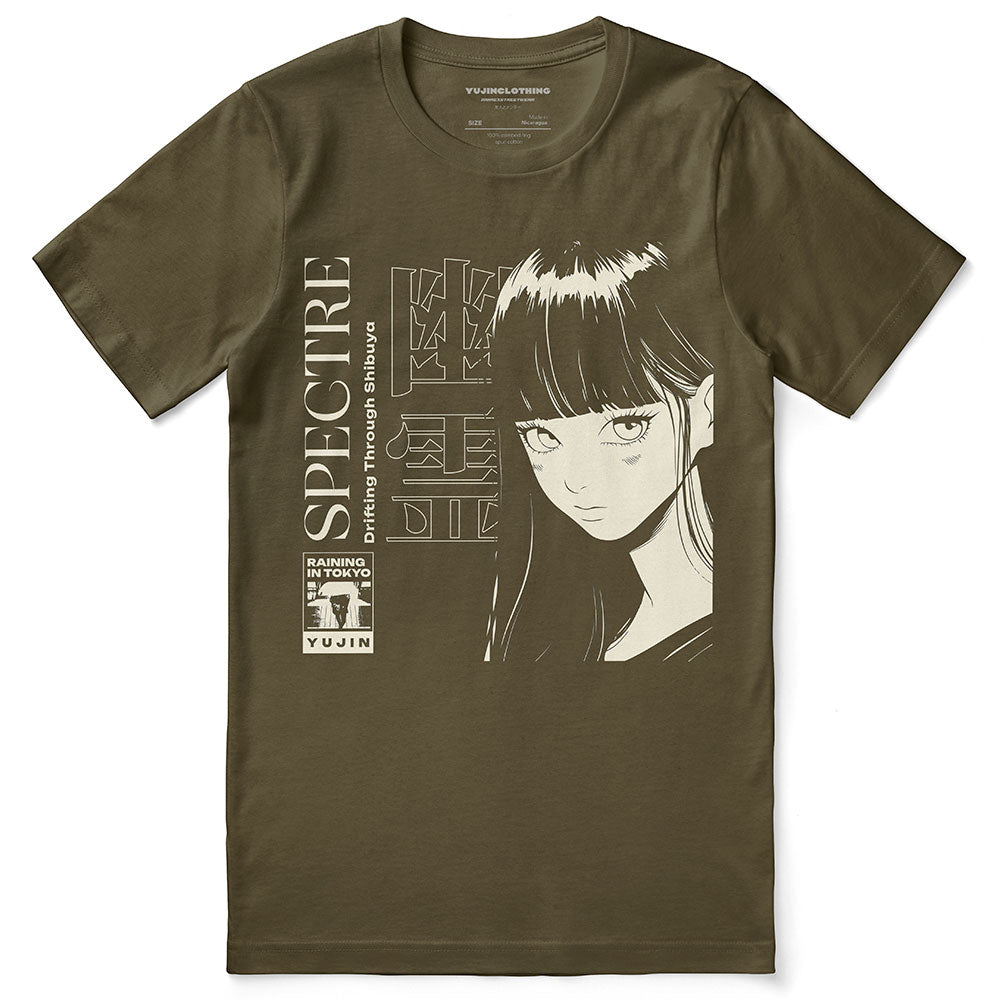 Spectre Anime Girl T-Shirt | Yūjin Japanese Anime Streetwear Clothing