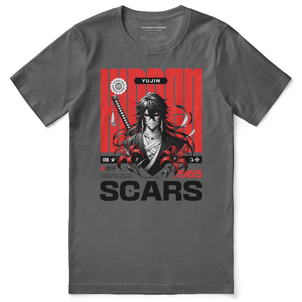 Hidden Scars T-Shirt | Yūjin Japanese Anime Streetwear Clothing