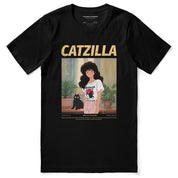 Catzilla And Girl T-Shirt | Yūjin Japanese Anime Streetwear Clothing