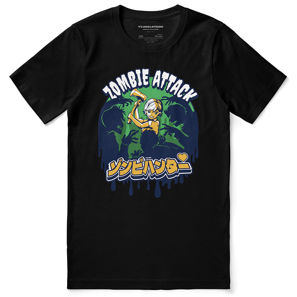 Zombie Attack T-Shirt | Yūjin Japanese Anime Streetwear Clothing