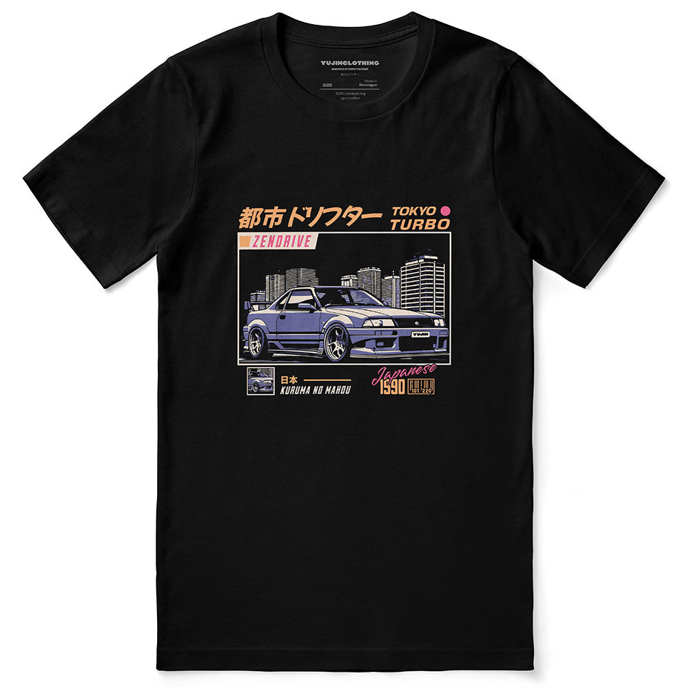 Tokyo Turbo Car T-Shirt | Yūjin Japanese Anime Streetwear Clothing