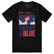 Summer Blue T-Shirt | Yūjin Japanese Anime Streetwear Clothing