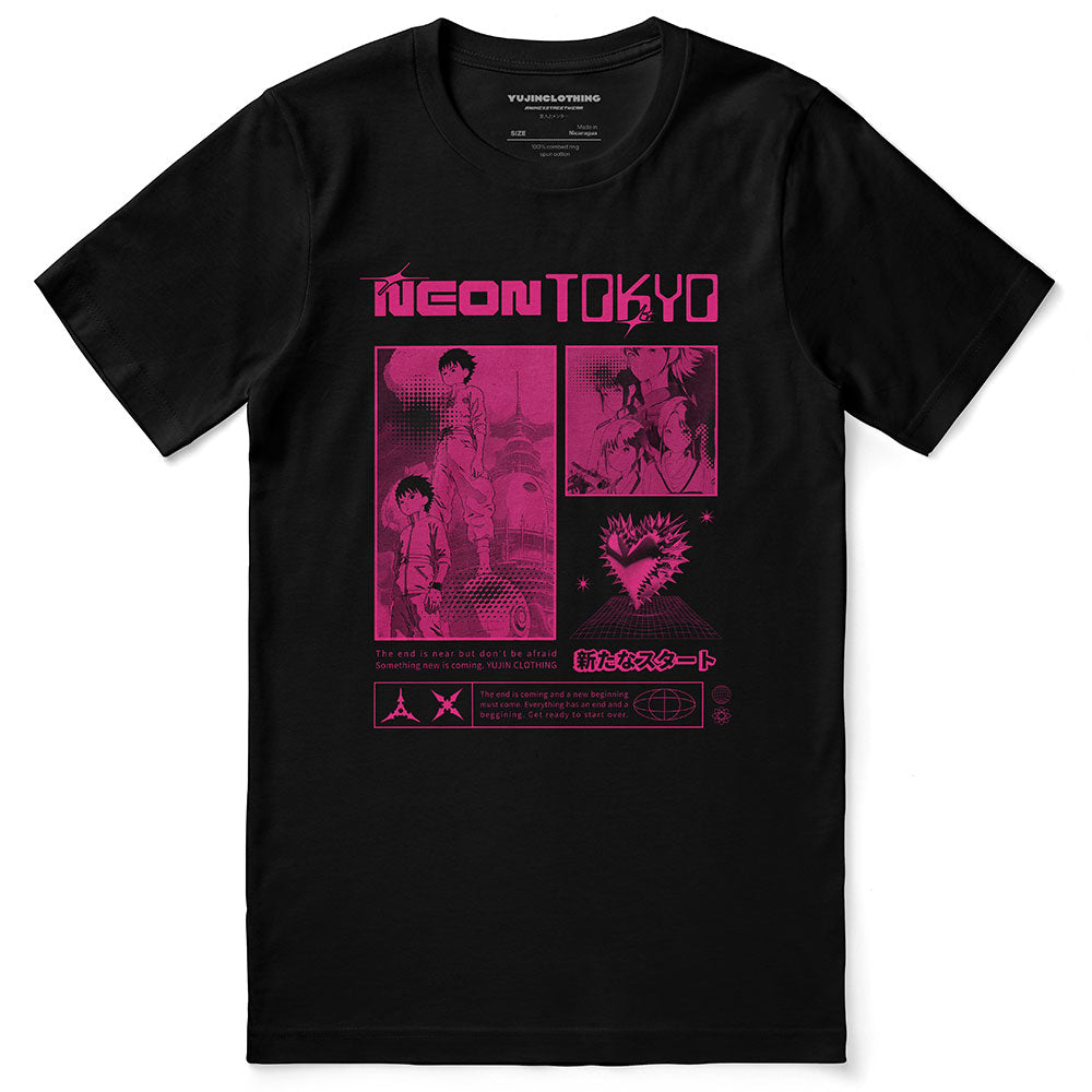 Neon Tokyo T-Shirt | Yūjin Japanese Anime Streetwear Clothing