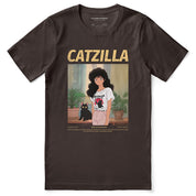 Catzilla And Girl T-Shirt | Yūjin Japanese Anime Streetwear Clothing