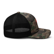 Red Moon Camouflage Trucker Hat  | Yūjin Japanese Anime Streetwear Clothing
