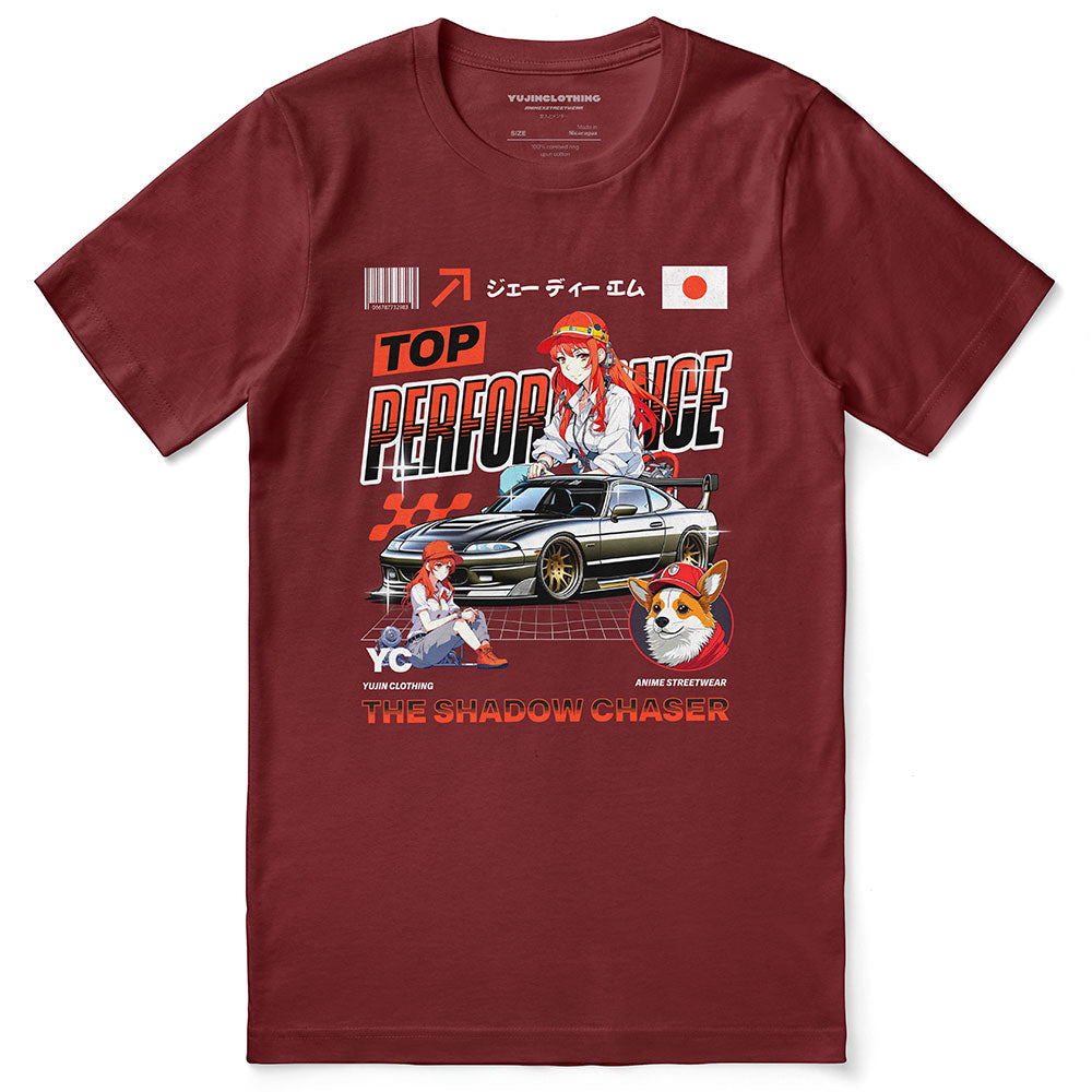 Shadow Chaser Car T-Shirt | Yūjin Japanese Anime Streetwear Clothing