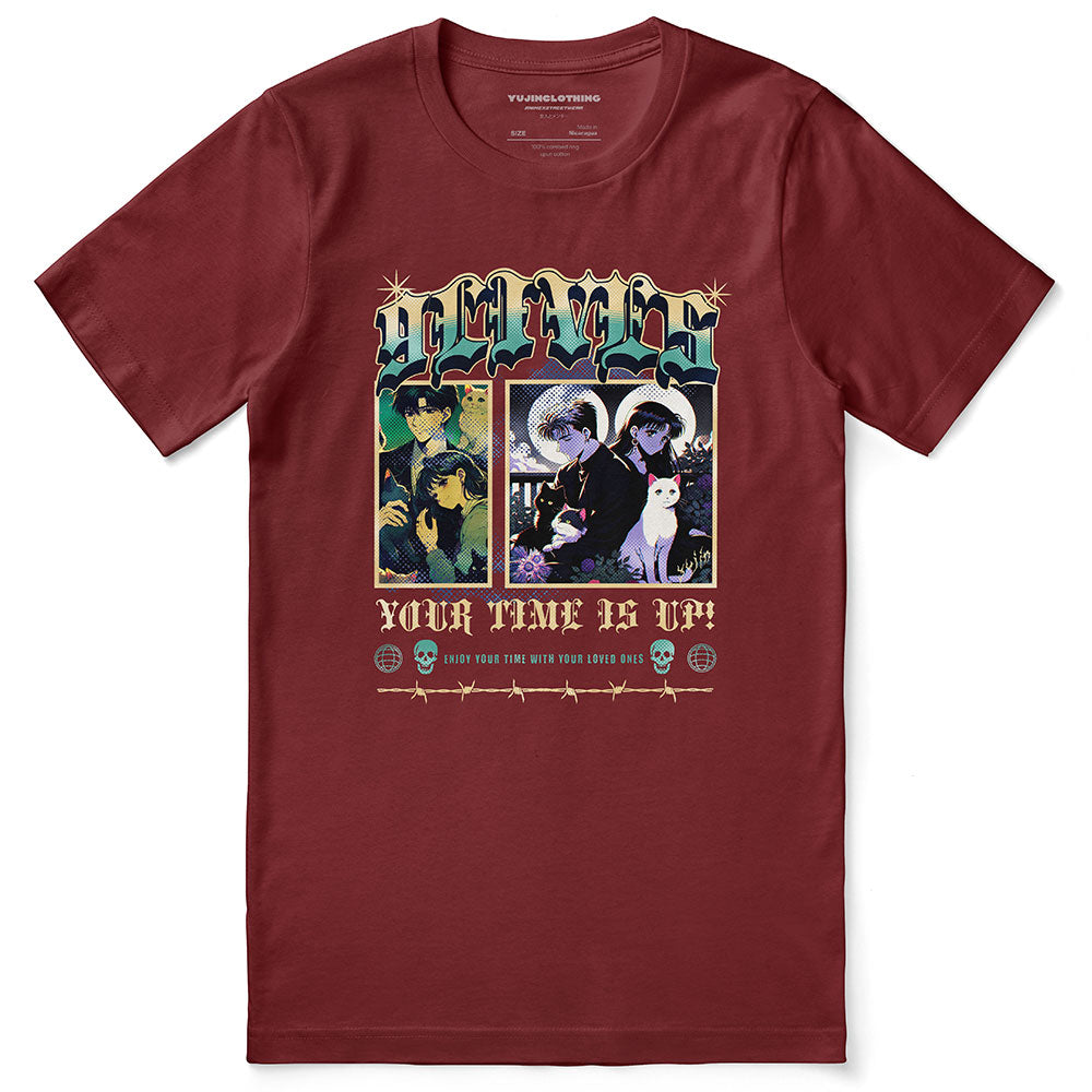 9Lives Cat T-Shirt | Yūjin Japanese Anime Streetwear Clothing