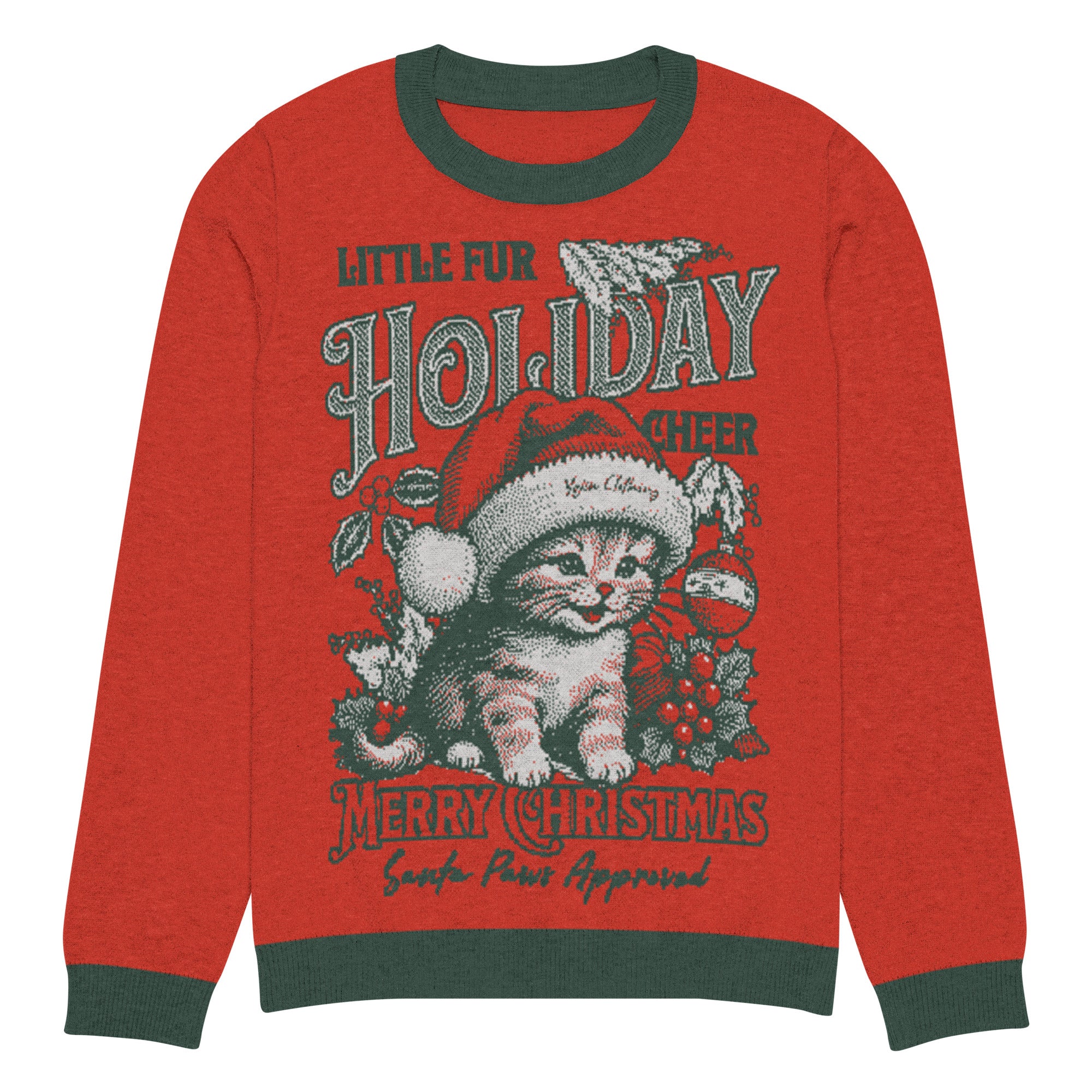 Holiday Cheer Cat Sweatshirt | Yūjin Japanese Anime Streetwear Clothing