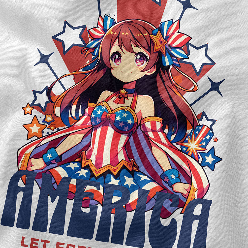 America 4th July T-Shirt | Yūjin Japanese Anime Streetwear Clothing