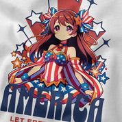 America 4th July T-Shirt | Yūjin Japanese Anime Streetwear Clothing