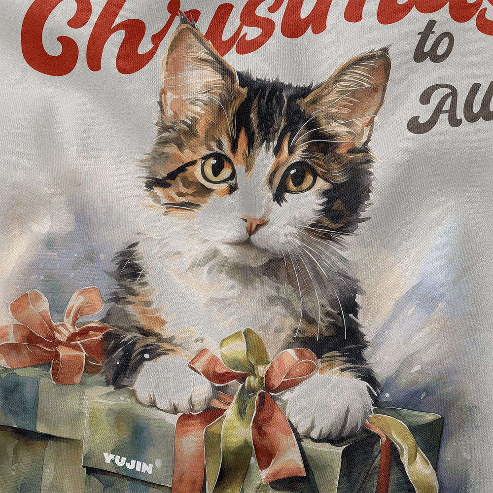 Meow Christmas T-Shirt | Yūjin Japanese Anime Streetwear Clothing