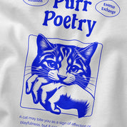 Purr Poetry Cat T-Shirt | Yūjin Japanese Anime Streetwear Clothing