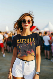 Catzilla City Cat T-Shirt | Yūjin Japanese Anime Streetwear Clothing