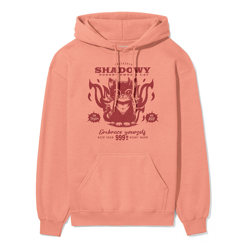 Shadowy Cat Hoodie | Yūjin Japanese Anime Streetwear Clothing