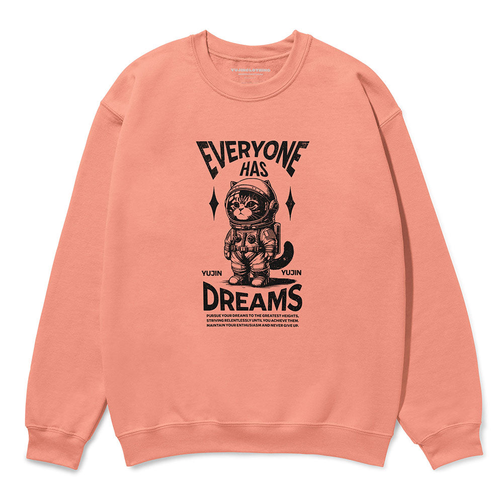 Dream Big Cat Sweatshirt | Yūjin Japanese Anime Streetwear Clothing