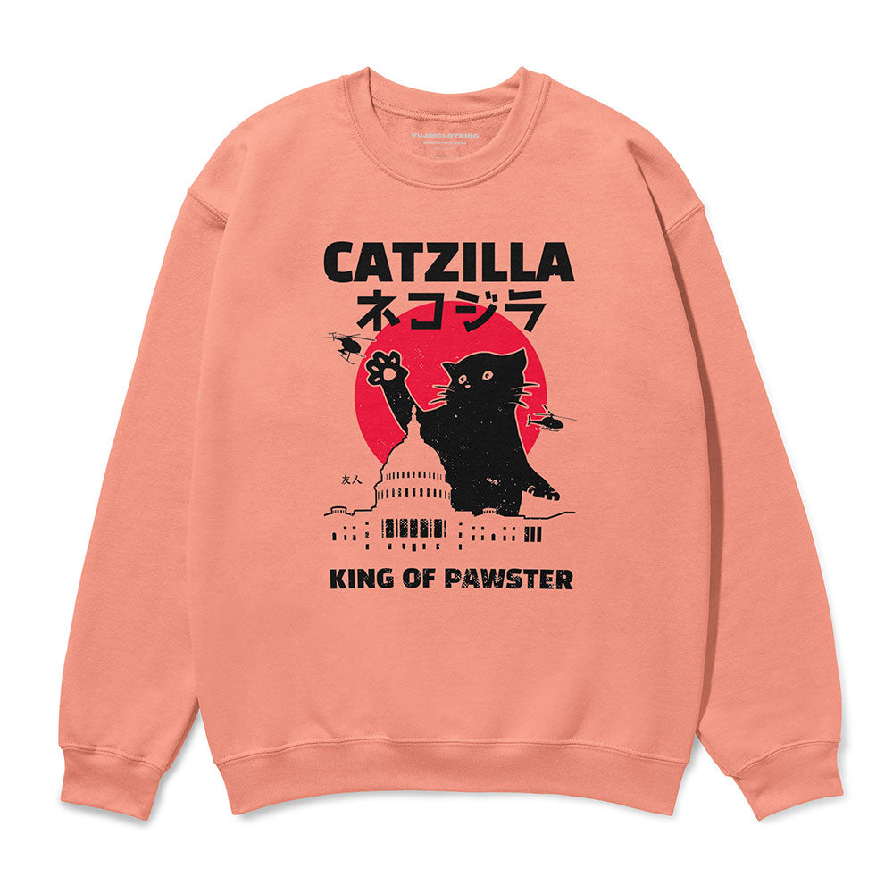 Catzilla Sweatshirt | Yūjin Japanese Anime Streetwear Clothing