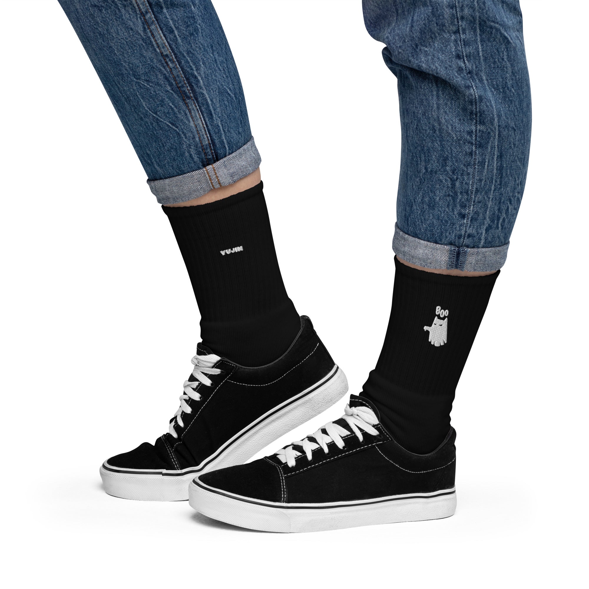 Boo Cat Socks | Yūjin Japanese Anime Streetwear Clothing