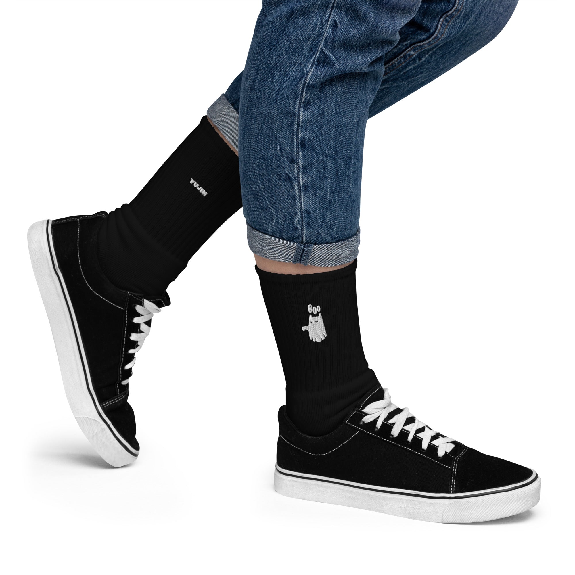Boo Cat Socks | Yūjin Japanese Anime Streetwear Clothing