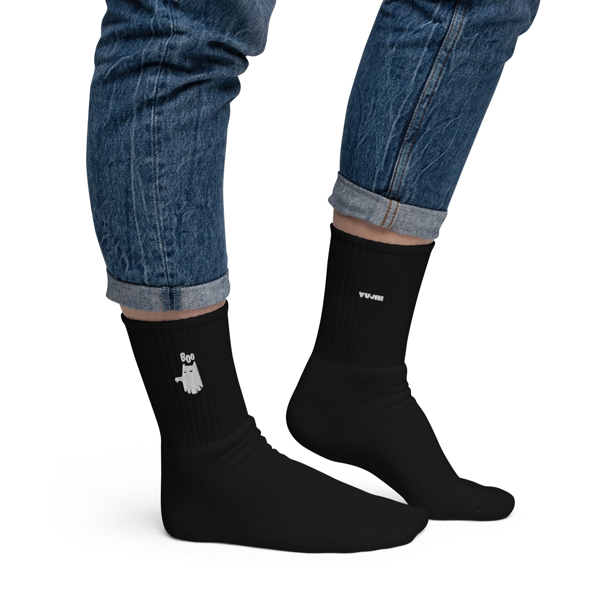 Boo Cat Socks | Yūjin Japanese Anime Streetwear Clothing