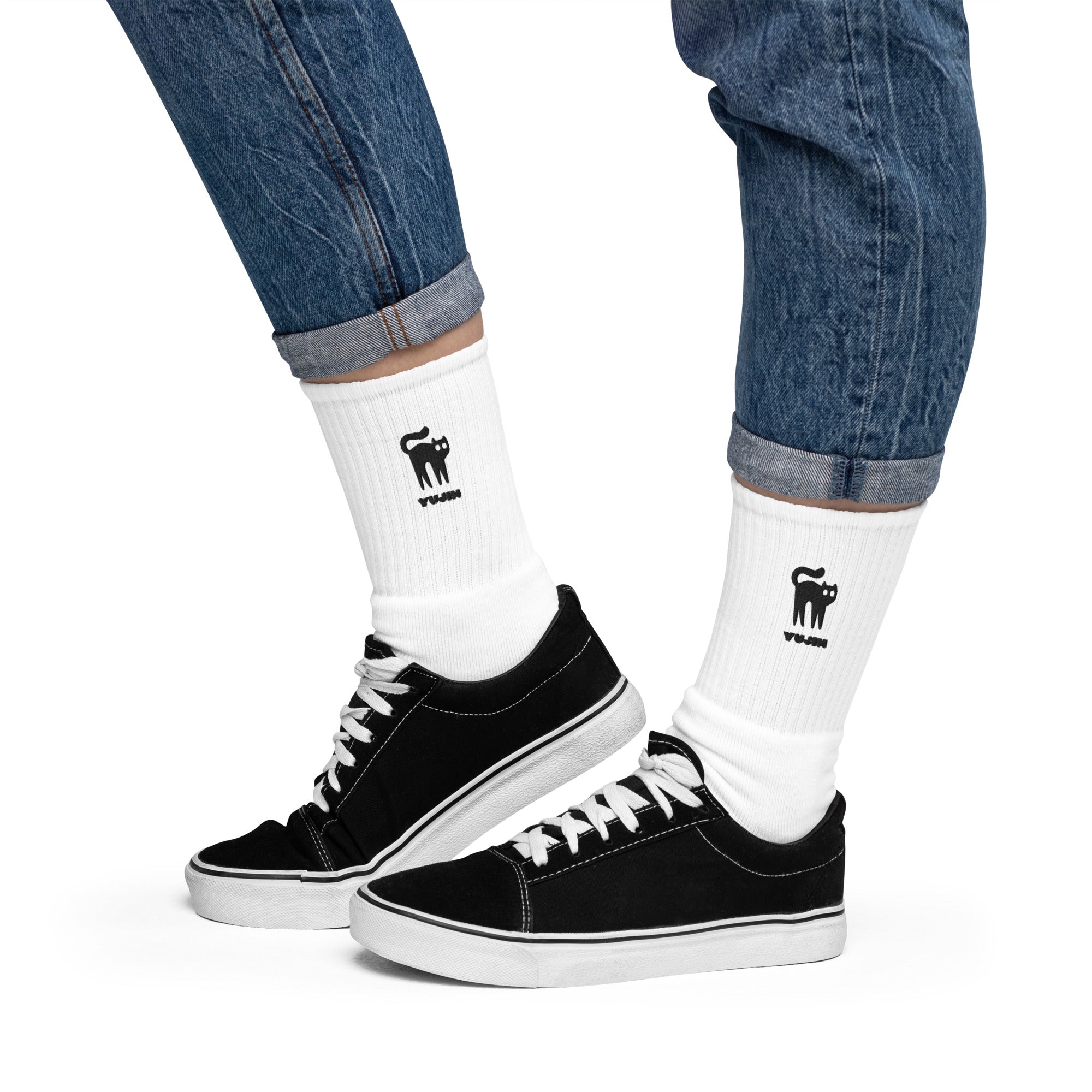 Amazed Cat Socks | Yūjin Japanese Anime Streetwear Clothing