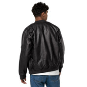 Gimbo Leather Bomber Jacket | Yūjin Japanese Anime Streetwear Clothing