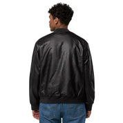 Gimbo Leather Bomber Jacket | Yūjin Japanese Anime Streetwear Clothing