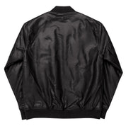 Gimbo Leather Bomber Jacket | Yūjin Japanese Anime Streetwear Clothing
