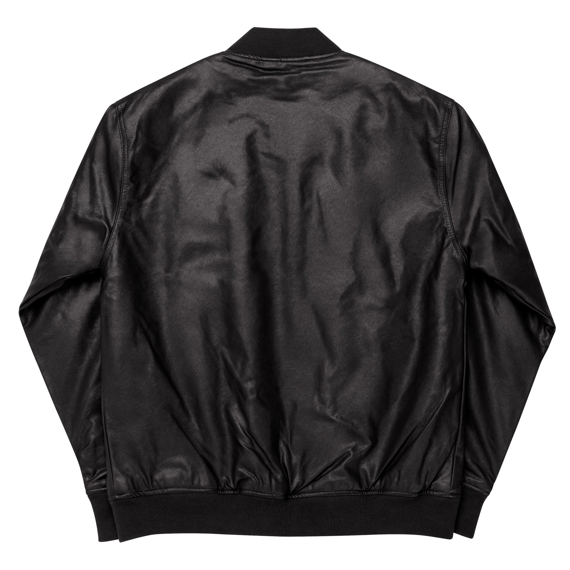 Gimbo Leather Bomber Jacket | Yūjin Japanese Anime Streetwear Clothing