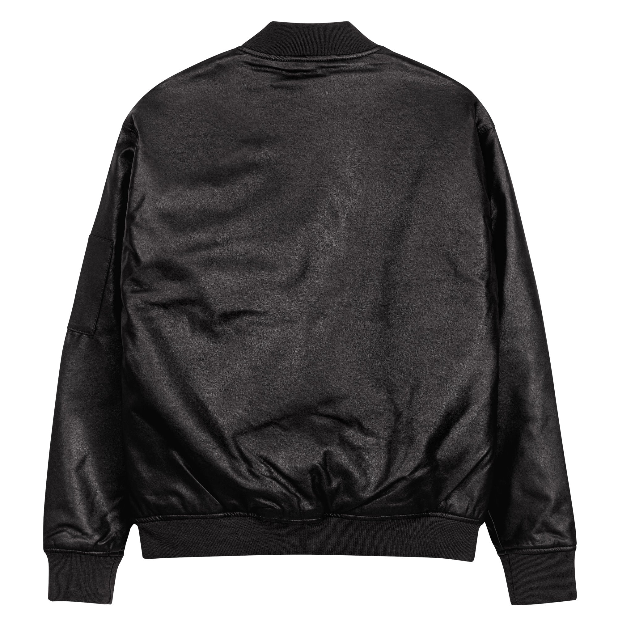 Gimbo Leather Bomber Jacket | Yūjin Japanese Anime Streetwear Clothing
