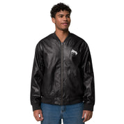 Gimbo Leather Bomber Jacket | Yūjin Japanese Anime Streetwear Clothing