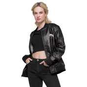 Gimbo Leather Bomber Jacket | Yūjin Japanese Anime Streetwear Clothing