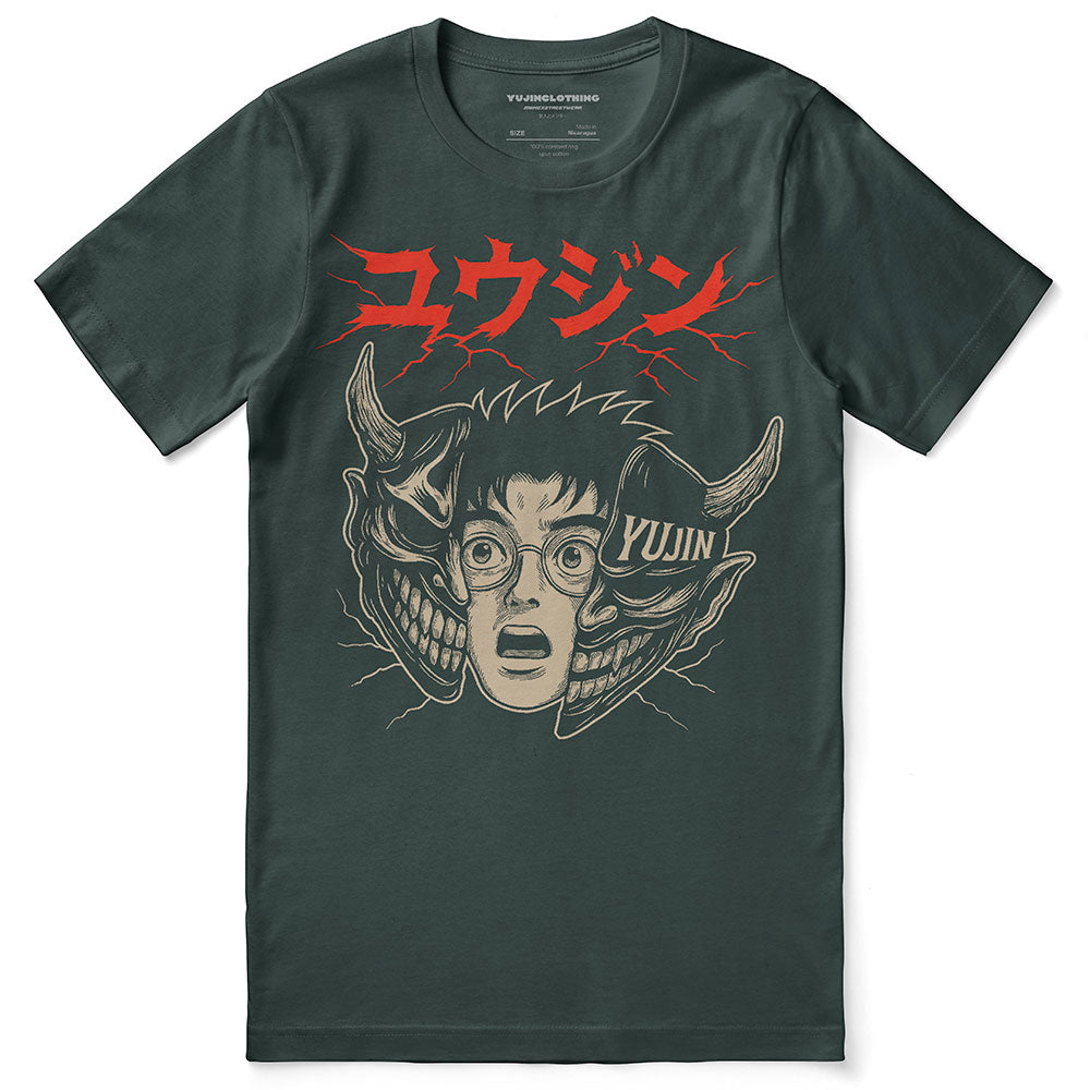 Two Souls Horror T-Shirt  | Yūjin Japanese Anime Streetwear Clothing